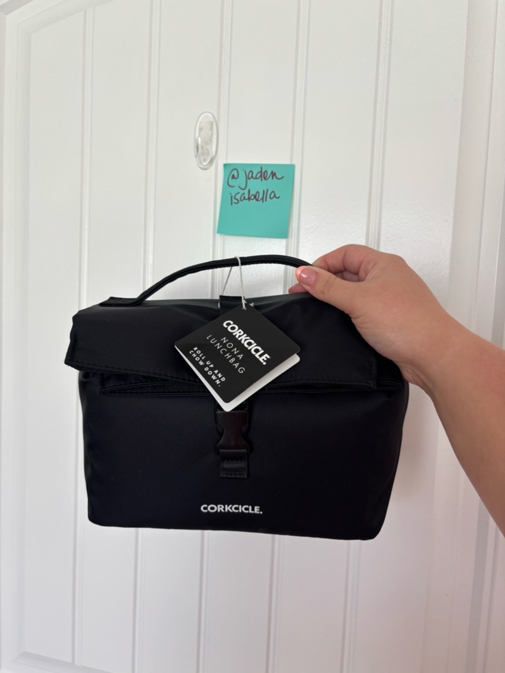 Corkcicle Black Nona Lunchbag